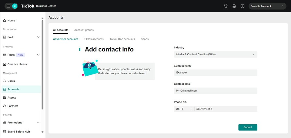 Set Up TikTok Business Center Account and Add Members