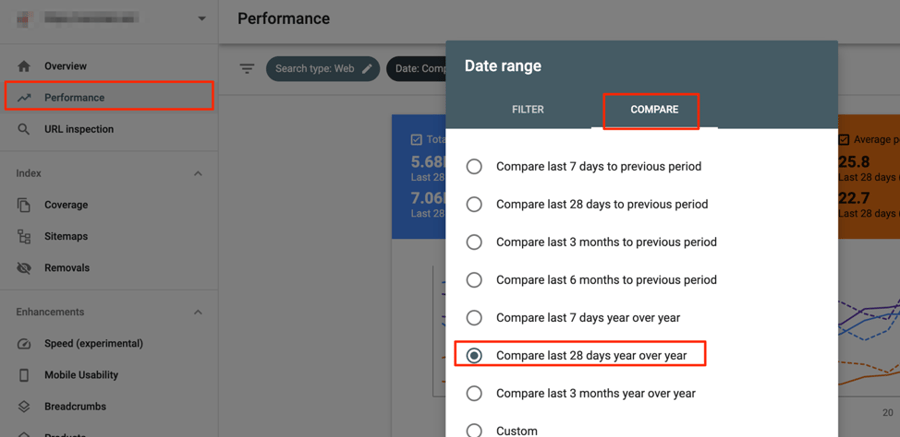 Google Performance Report