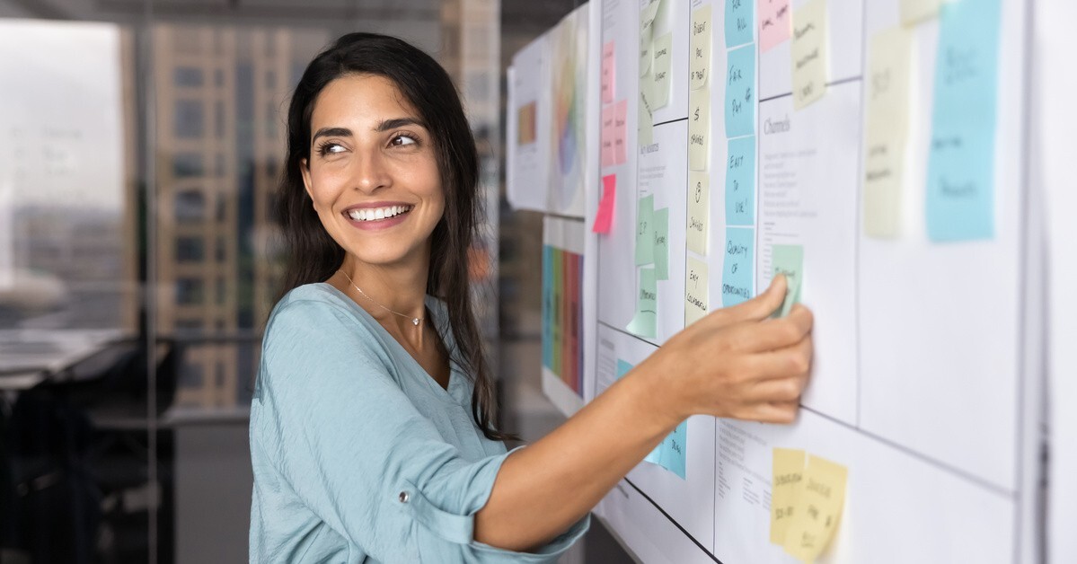 Marketing mission control dashboard illustrating an organized, strategic content