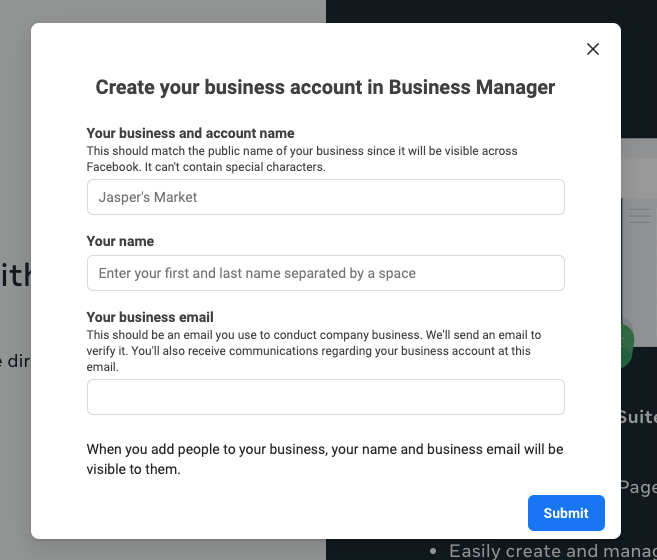 How to Set Up Facebook Business Manager Account