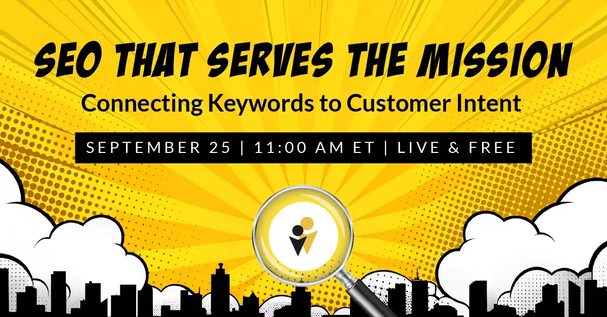 Webinar - SEO That Serves the Mission