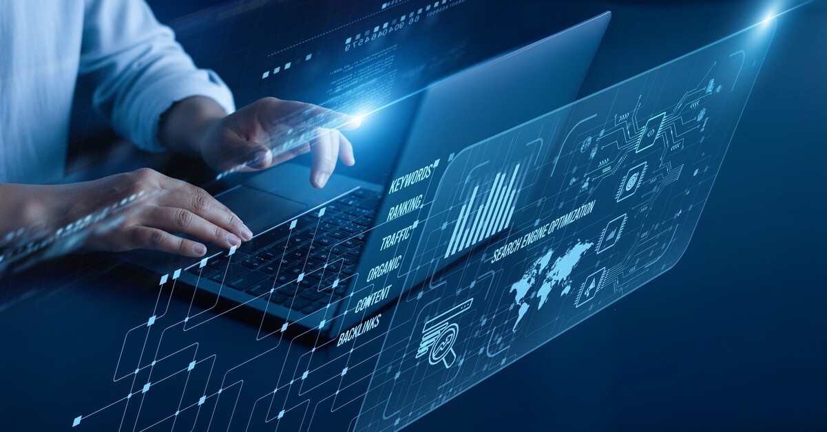 Showing backlinks as trusted connections between authoritative websites for SEO