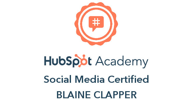 Social Media Certified Blaine Clapper